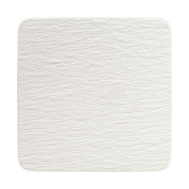 Manufacture Rock Blanc - Piatto da portata/piatto gourmet quadrato