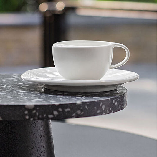 New Moon - Untertasse für weiße Kaffeetasse (4er-Set)