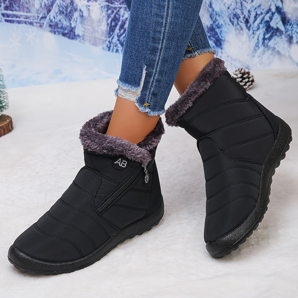 🔥Ultimo Giorno Promozione Sconto 50% - Stivali Ortpedici Invernali Comodi Impermeabili Antiscivolo da Donna
