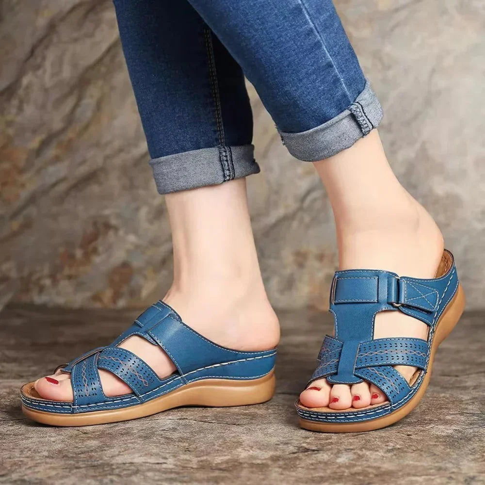🔥Ultimo Giorno Sconto 60%🔥 - Sandalo Vintage Comodo e di Lusso con Punta Aperta