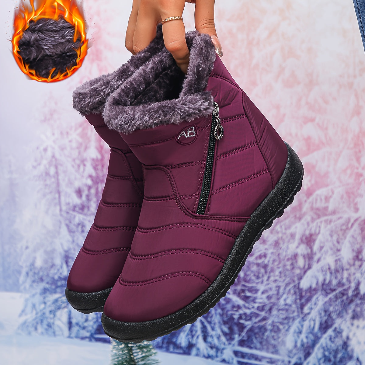 🔥Ultimo Giorno Promozione Sconto 50% - Stivali Ortpedici Invernali Comodi Impermeabili Antiscivolo da Donna