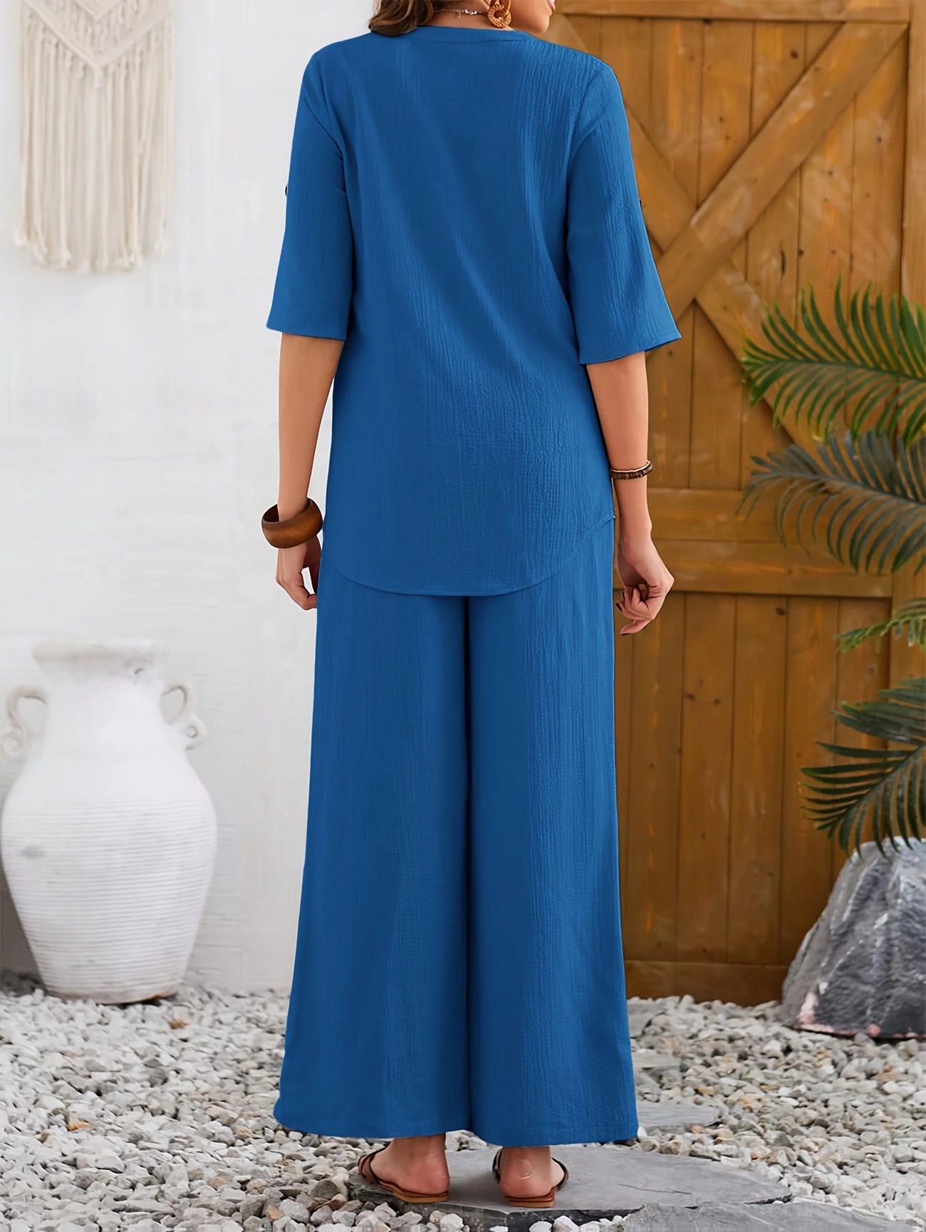 ⏰ ULTIMO GIORNO SCONTO DEL 50% 💥 Tuta Larga Casual da Donna in Cotone