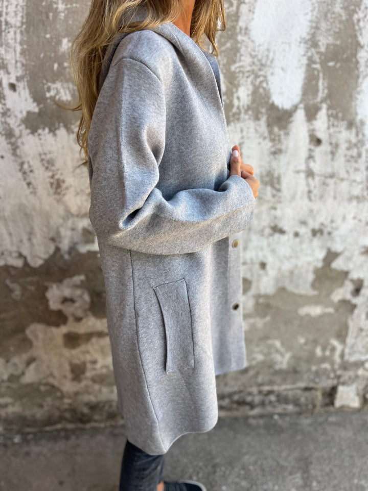 SALDI SBARAZZO🔥 Giacca casual monopetto con cappuccio