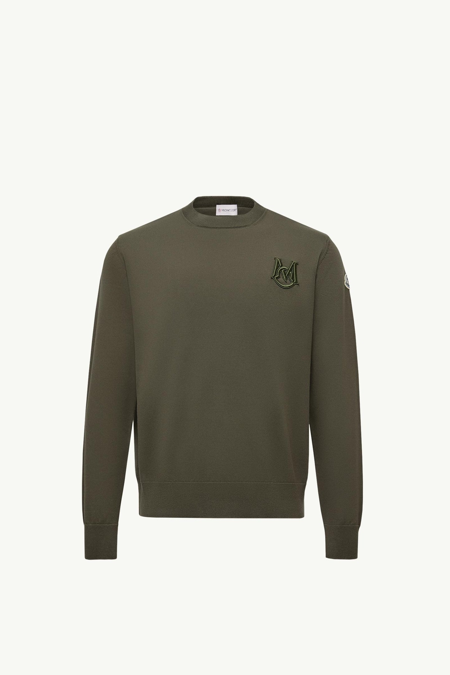 Embroidered Monogram Cotton Jumper