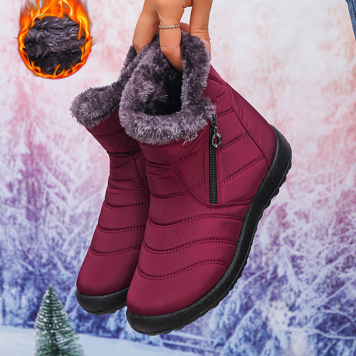 🔥Ultimo Giorno Promozione Sconto 50% - Stivali Ortpedici Invernali Comodi Impermeabili Antiscivolo da Donna