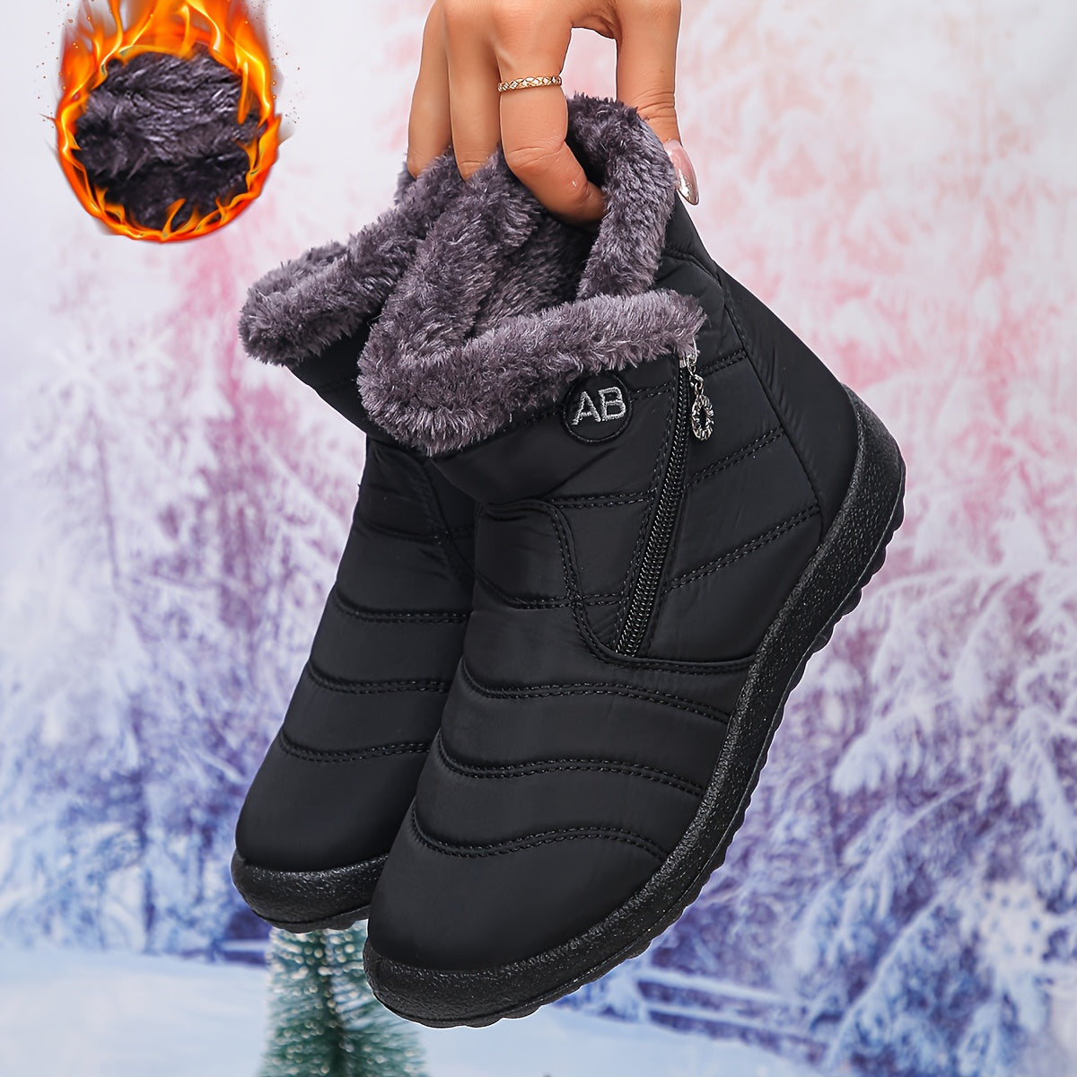 🔥Ultimo Giorno Promozione Sconto 50% - Stivali Ortpedici Invernali Comodi Impermeabili Antiscivolo da Donna