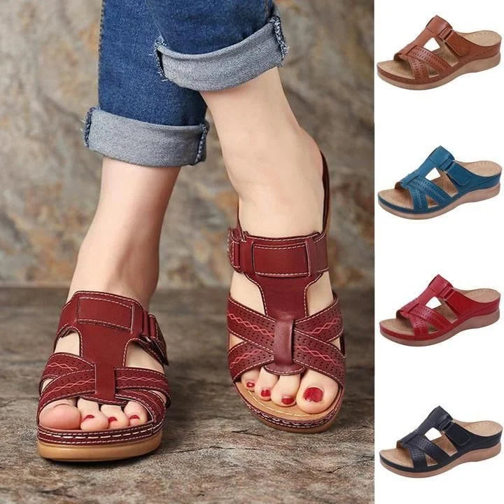 🔥Ultimo Giorno Sconto 60%🔥 - Sandalo Vintage Comodo e di Lusso con Punta Aperta