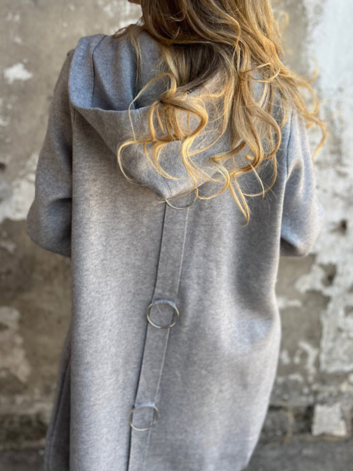 SALDI SBARAZZO🔥 Giacca casual monopetto con cappuccio