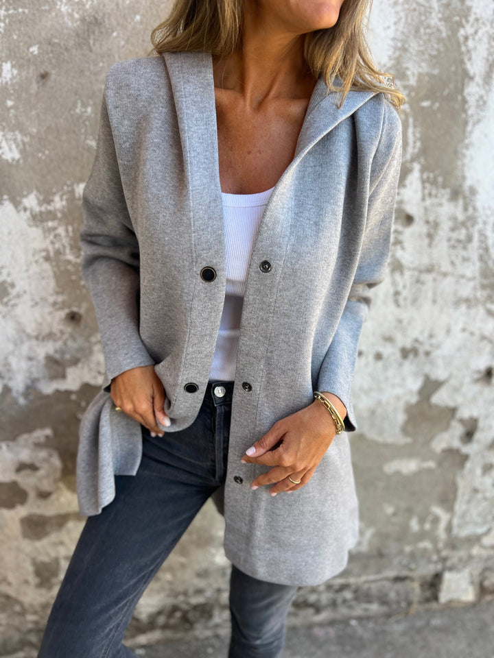 SALDI SBARAZZO🔥 Giacca casual monopetto con cappuccio