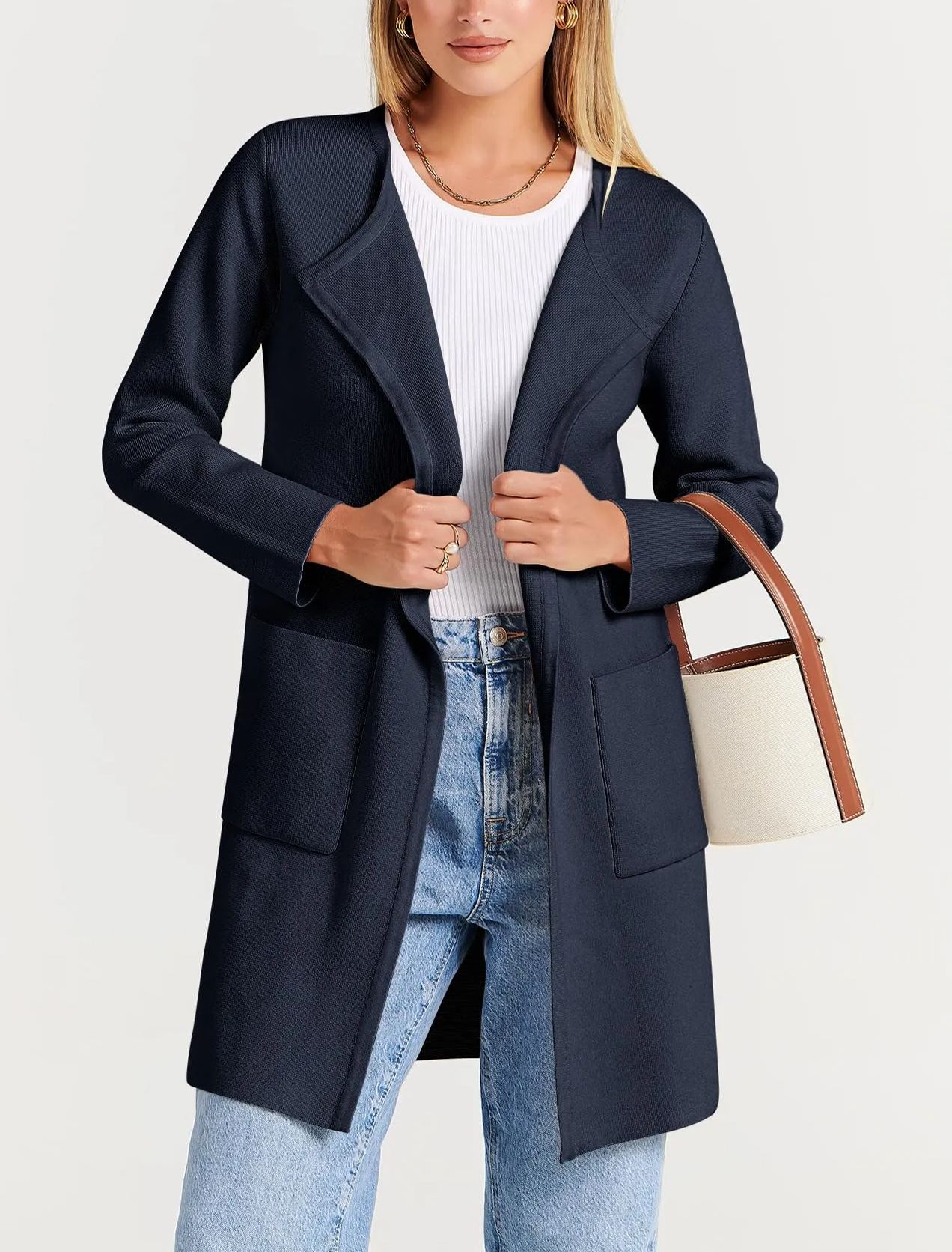 2024 New Open Front Knit Cardigan (Buy 2 Free Shipping)