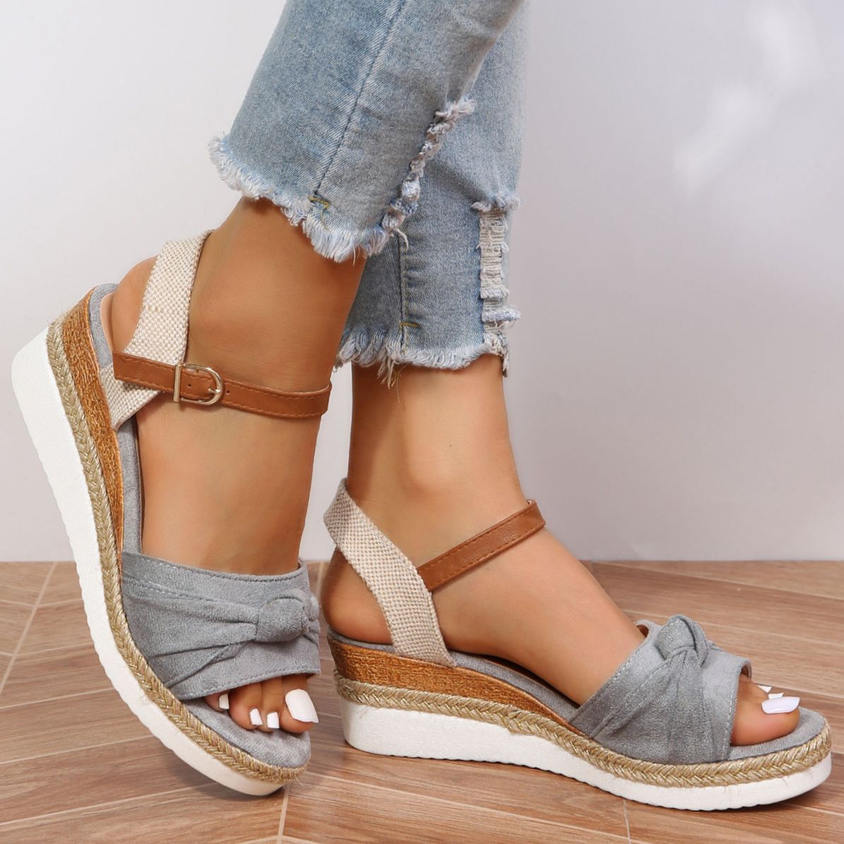 SANDALO CON ZEPPA BOHO BLISS